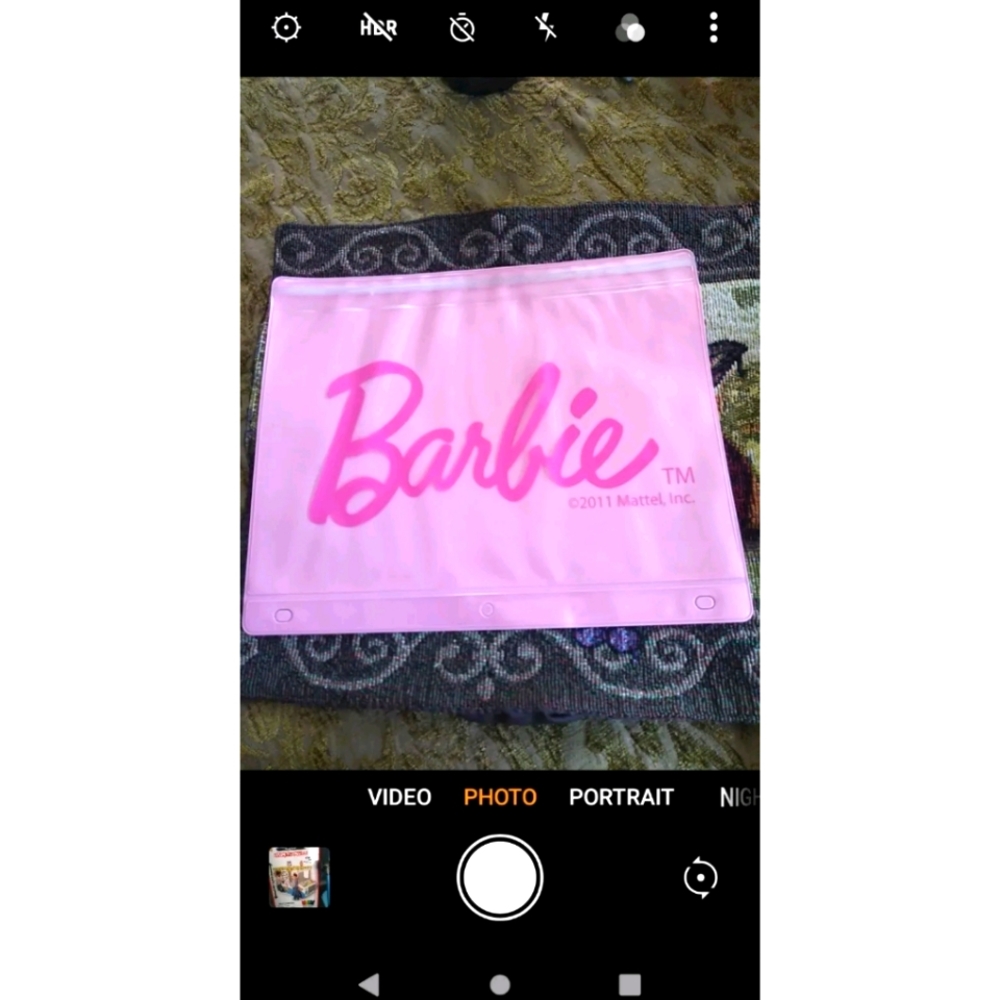 Folder pencil pouch 2011 barbie